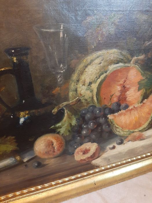 Tablou, pictura veche 1909