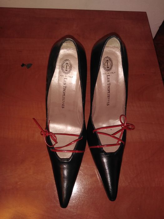 Pantofi din piele naturala,"Les Tropeziennes" Italia nr 38,purtat o si