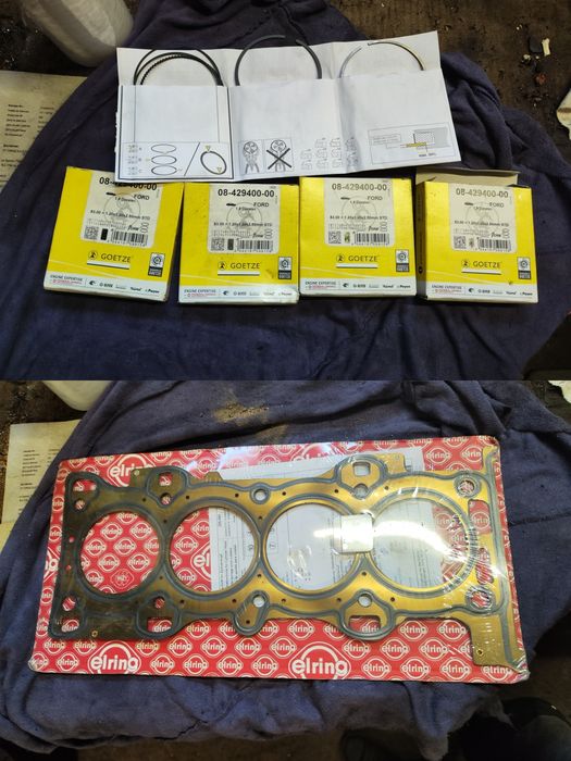 Сегменти и гарнитура за глава за ford fokus 1.8 бензин