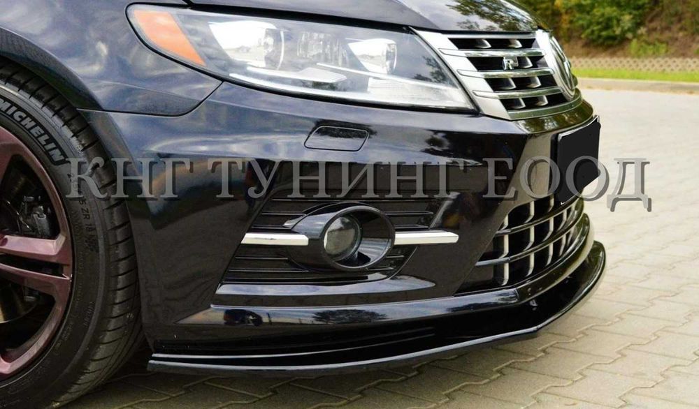 преден лип спойлер за пасат цц / vw passat cc lip spoiler