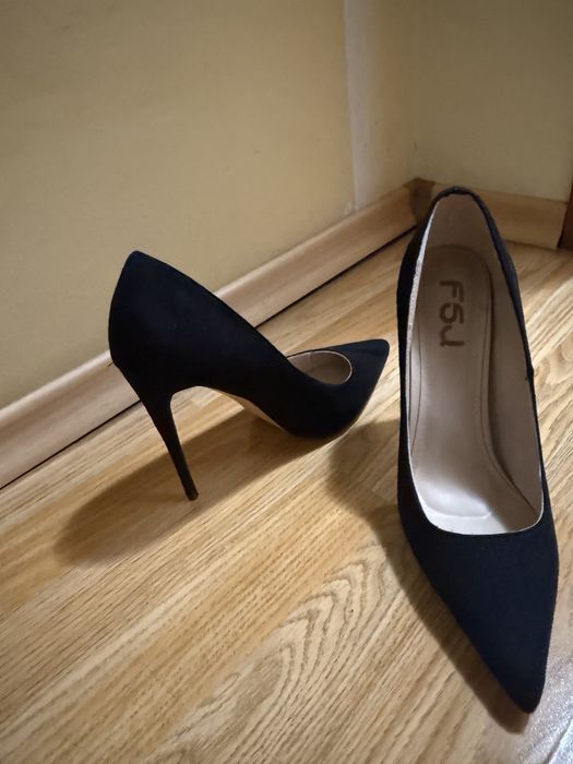 Обувки на ток (черни/ FSJ)