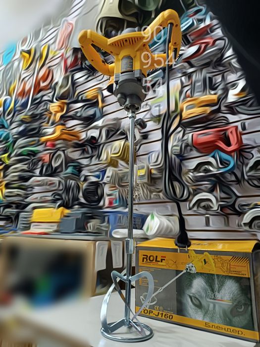 Миксер строительный 1800w миксир мешалка