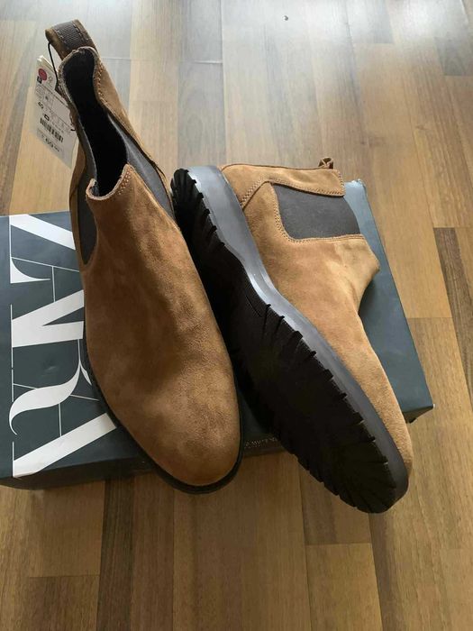 Мъжки велурени боти ZARA - чисто нови, размер 40