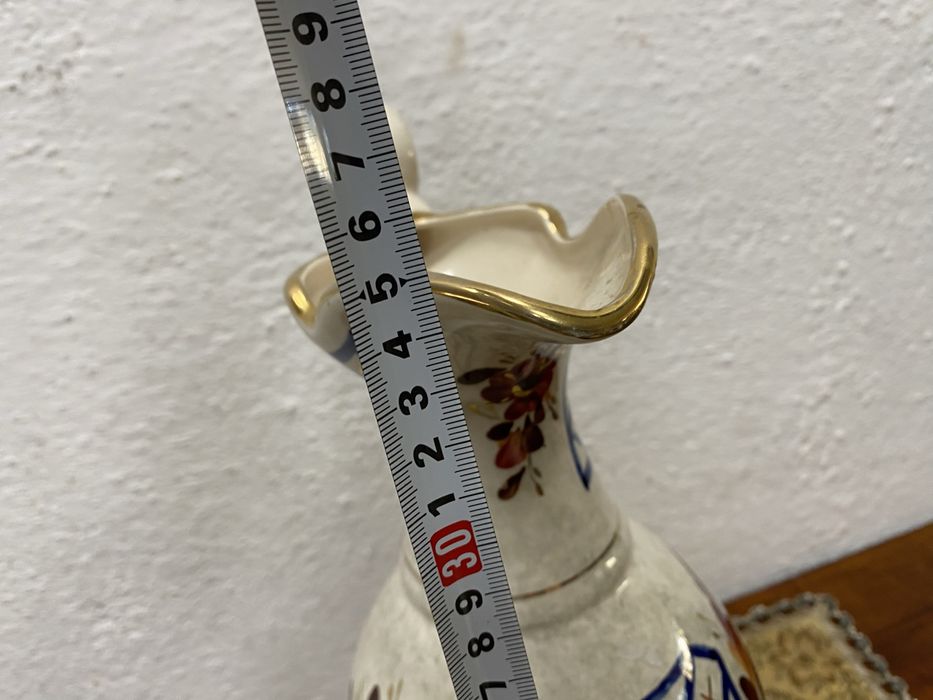 Голяма италианска кана от порцелан -ваза