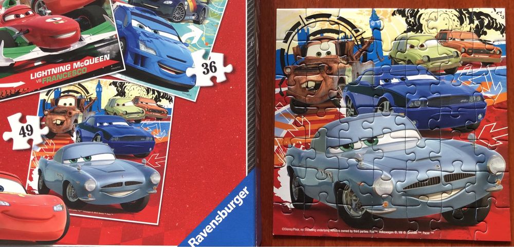 4 пъзела Ravensburger и Trefl 3+, 4+, 5+, наредени, много запазени