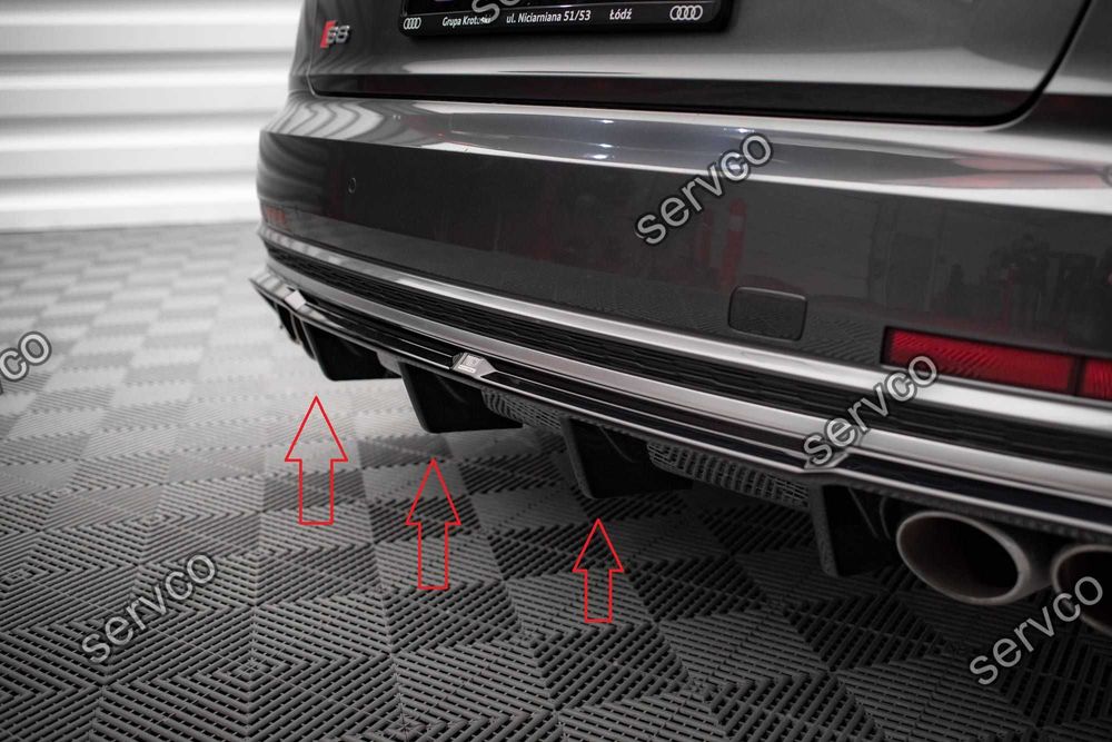 Pachet prelungiri Body kit tuning Audi S8 D5 2020- v1 - Maxton Design