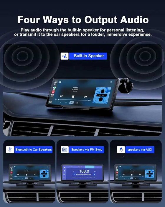 Нов Avylet 8.1" – Безжичен Apple CarPlay и Android Auto + Камера ...