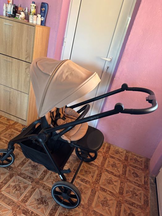 Бебешка количка 2 в 1 Lorelli Premium - Venice,Beige