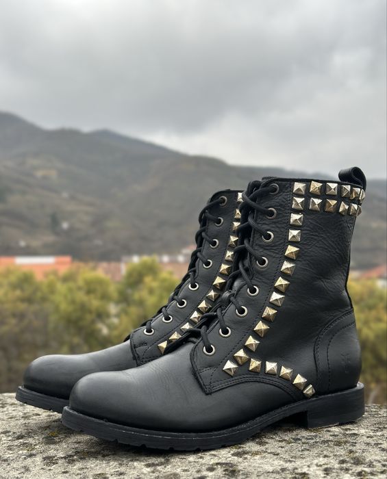 FRYE Rogan Studded Lace Tall  38