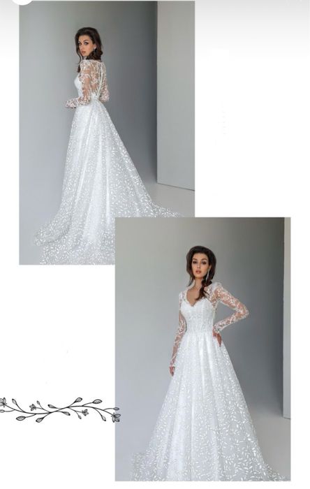 Продам красивое свадебное платье. Торг.