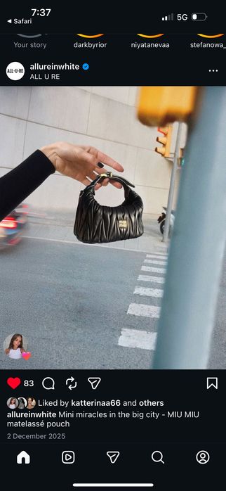 Чанта Miu Miu оригинална