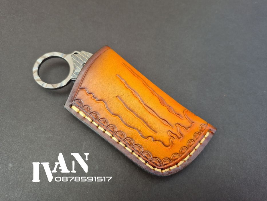 Сгъваем нож-Карамбит-Tyrannosaur Claw-VG10 Дамаска стомана