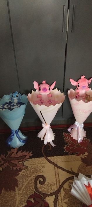 Buchete din spuma cu stitch