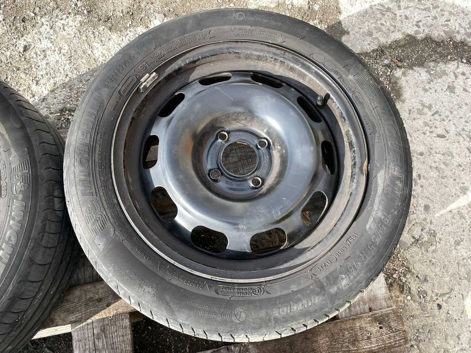 16 цола джанти 4х108 Opel Corsa Lancia Ypsilon 6,5J et38 Гуми 195/55