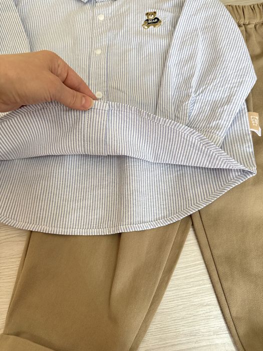 Рубашка и брюки из качкственного хлопка для мальчиков