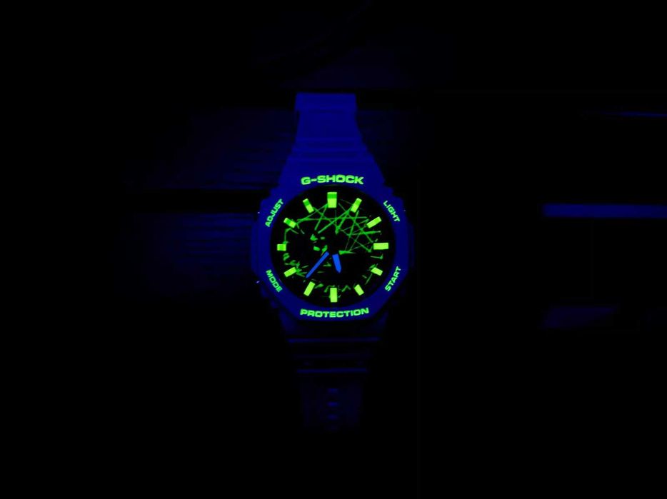 Custom Mod Casio G-Shock CasiOak Hand-Painted GA-2100 Modded