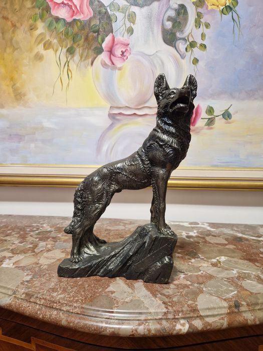 Прекрасна антикварна френска фигура статуетка скулптура