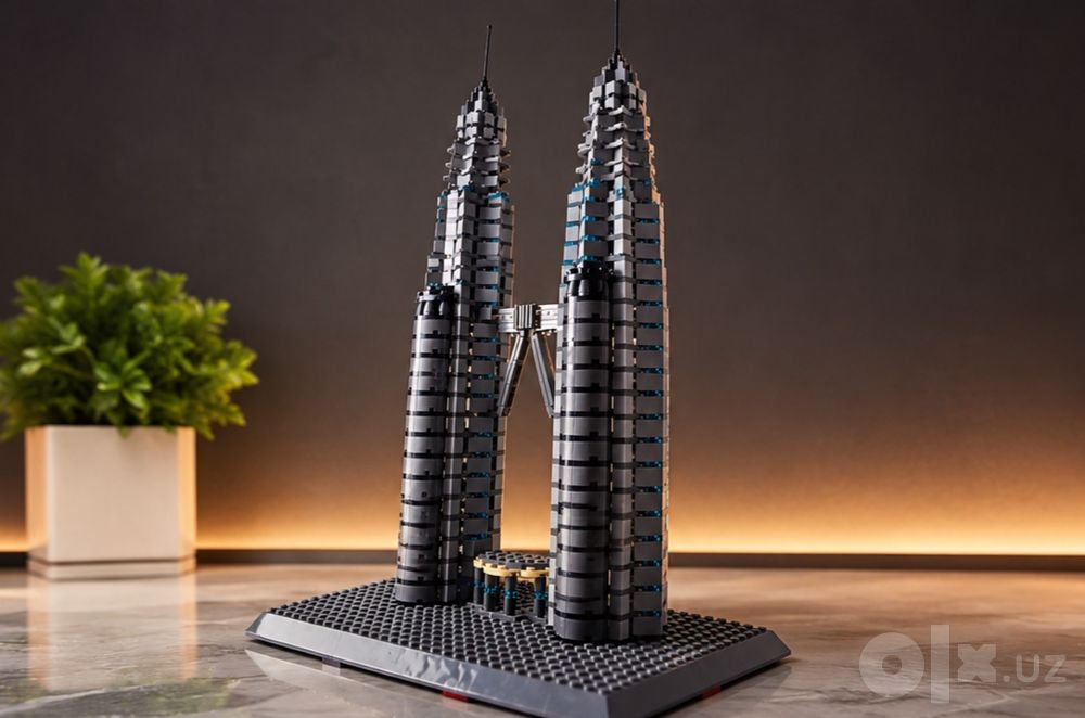 Две башни близнецы из Lego