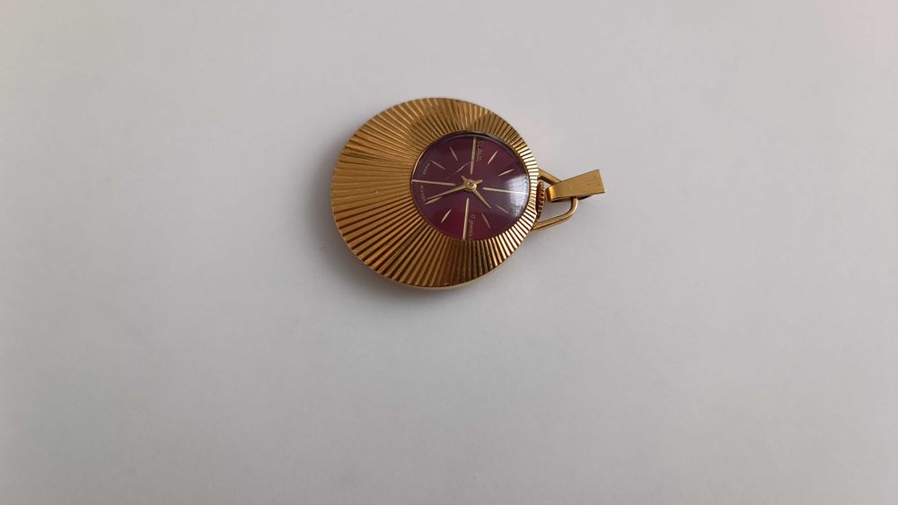 Позлатен дамски часовник - колие - SLAVA - 17 jewels - №5