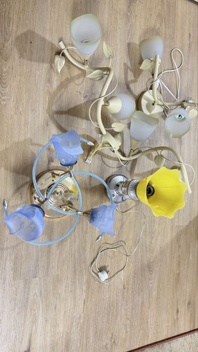 Люстры, бра, ссср настольная лампа