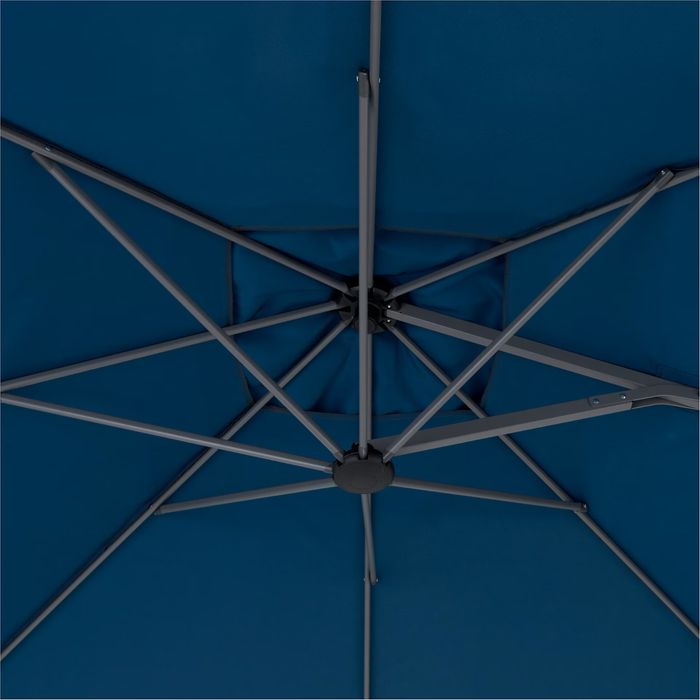 VANDUTA - Umbrela terasa GOODHOME Kalanga, otel, 235 x 250 cm, albastru