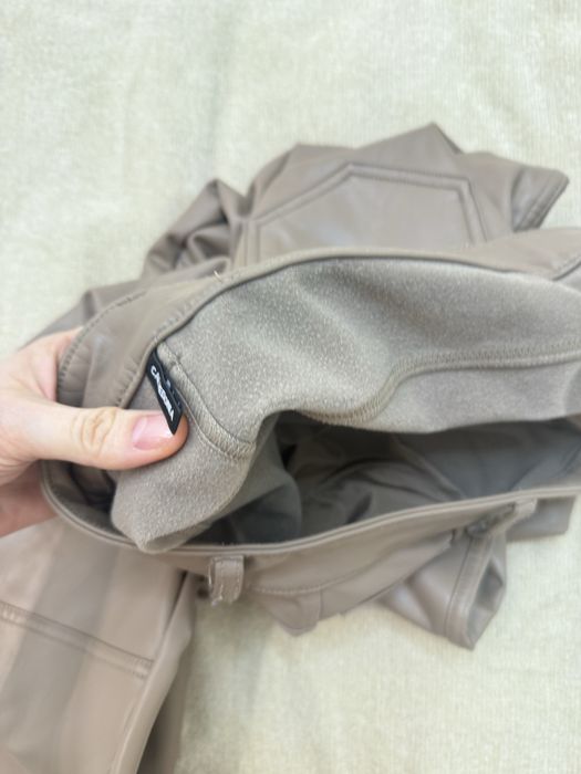 Брюки кожанные Calzedonia, утепленные