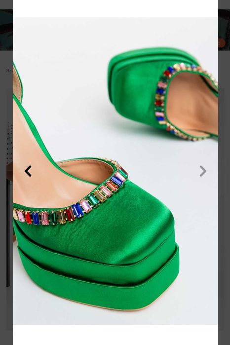 Нови сандали на ток и платформа 38 номер