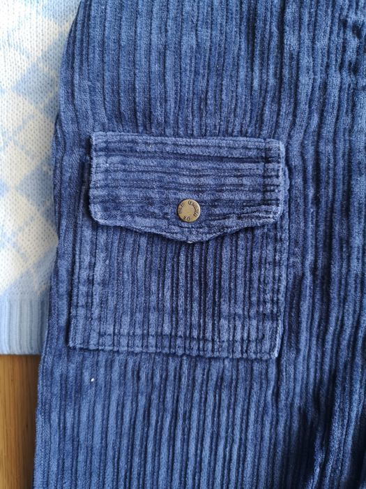Pulover Collegien și salopeta Grain de ble, bleumarin, 3 luni
