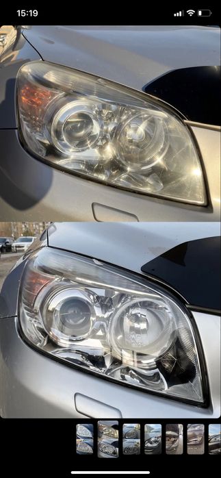 Восстановление фар автомобилей