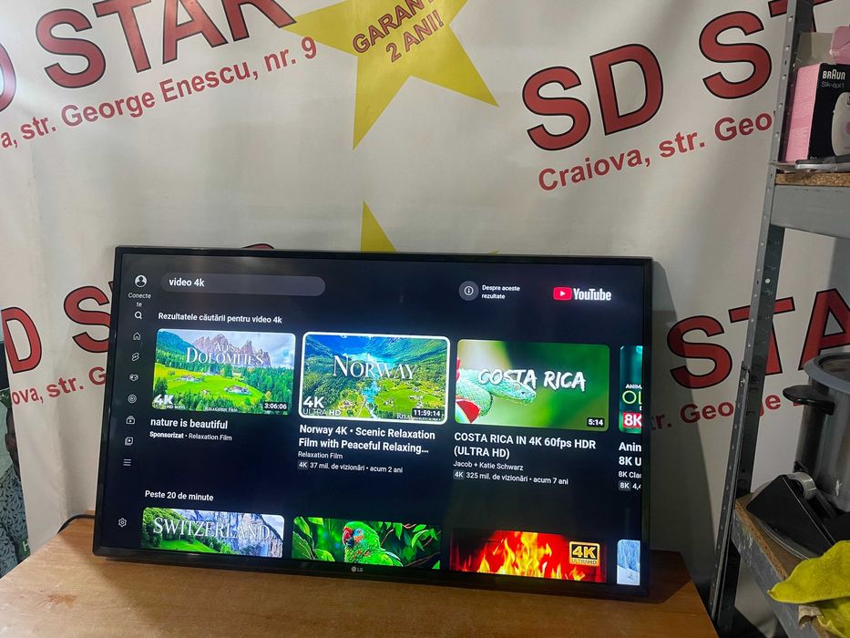 Televizor Smart IPS 4K UHDTriplu Tuner LG43UJ630V/108 cmGarantie 2ani