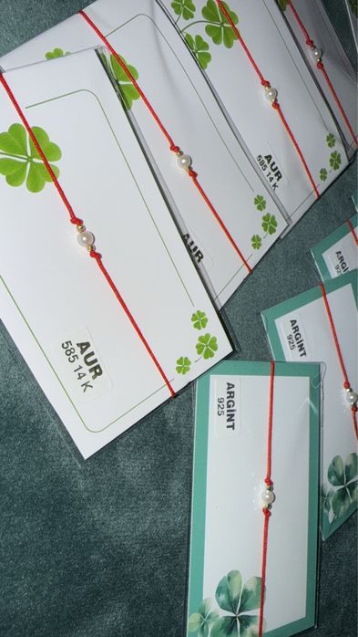 Mărțișor bratara cu aur 14 k