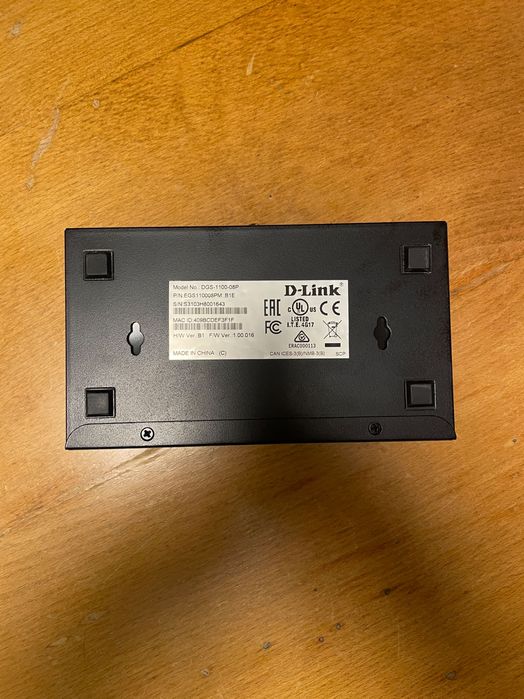 D-Link DGS-1100-08P 8-Port PoE Gigabit Smart Switch