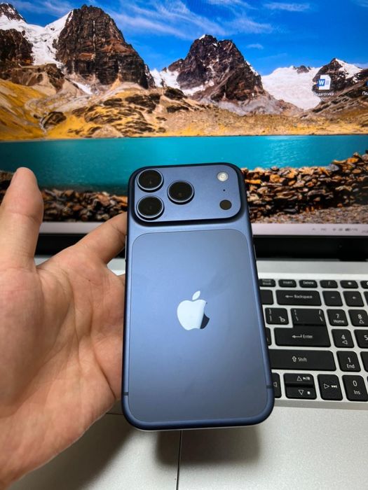 Айфон 17 Pro 256Gb Dual eSim темно-синий