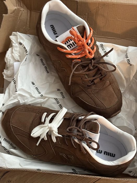 Sneakers New Balance x Miu Miu Chocolate Brown Virali
