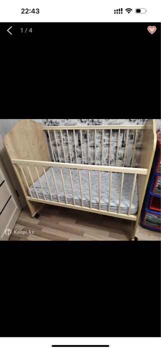 Детская мебель, комод, кровать