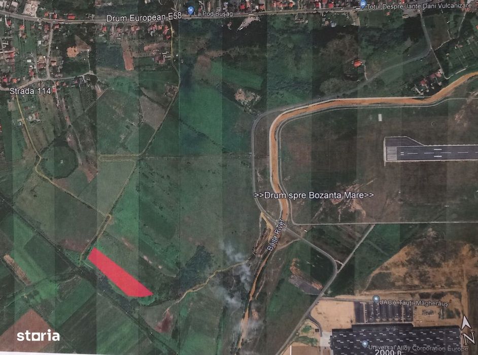 Teren extravilan, 11.040 mp, zona Tautii-Magheraus