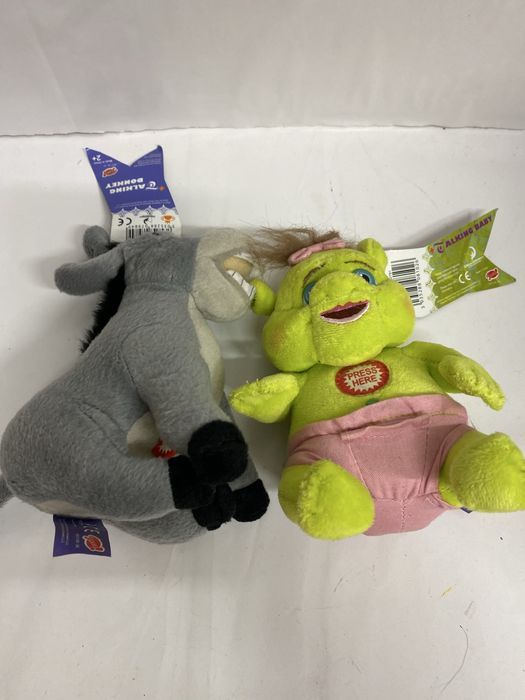 SHREK lot 2 jucării din pluș 16 cm