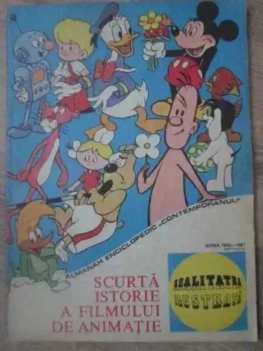 Revista ilustrata romaneasca Scurta istorie a filmului de animatie