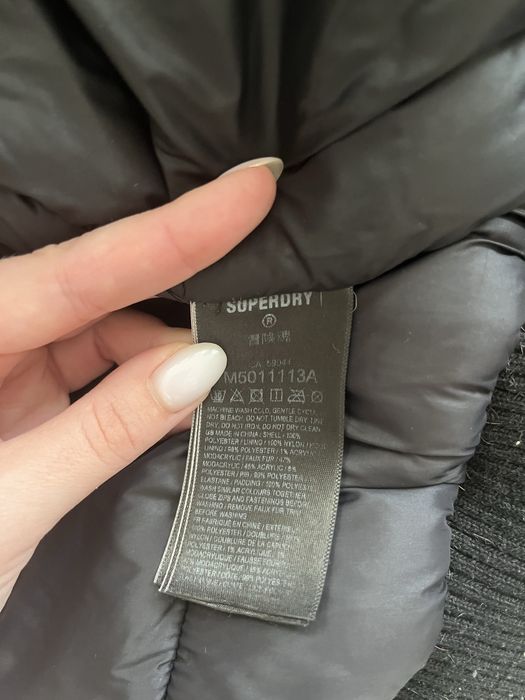 Оригинално мъжко зимно яке Superdry размер M