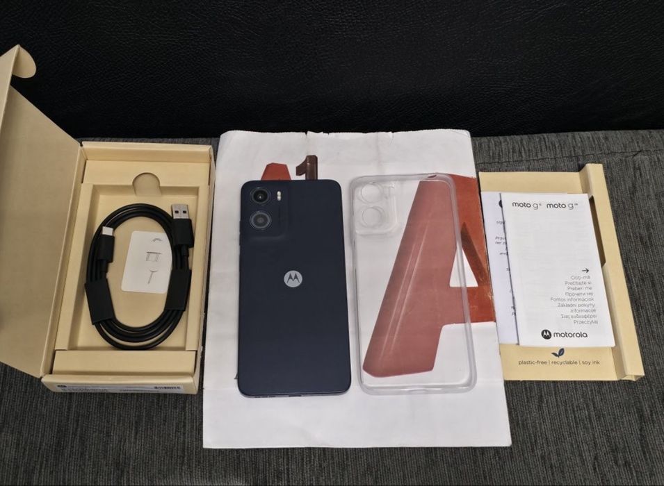ЧИСТО НОВ 64GB Motorola g05 A1 Гаранция 2027г. Blue