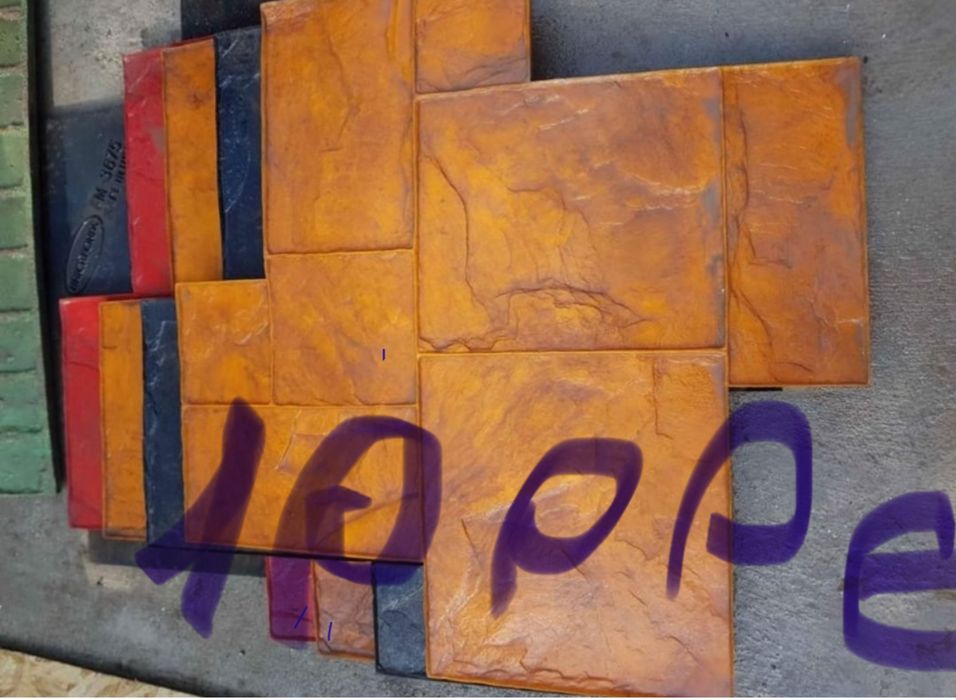 Matrite Beton amprentat, molde ,forme beton amprentat noi și SH