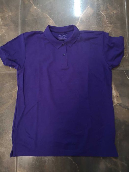 Дамска лилава поло тениска