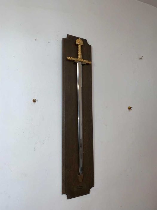 Panoplie/ sabie cu maner din bronz