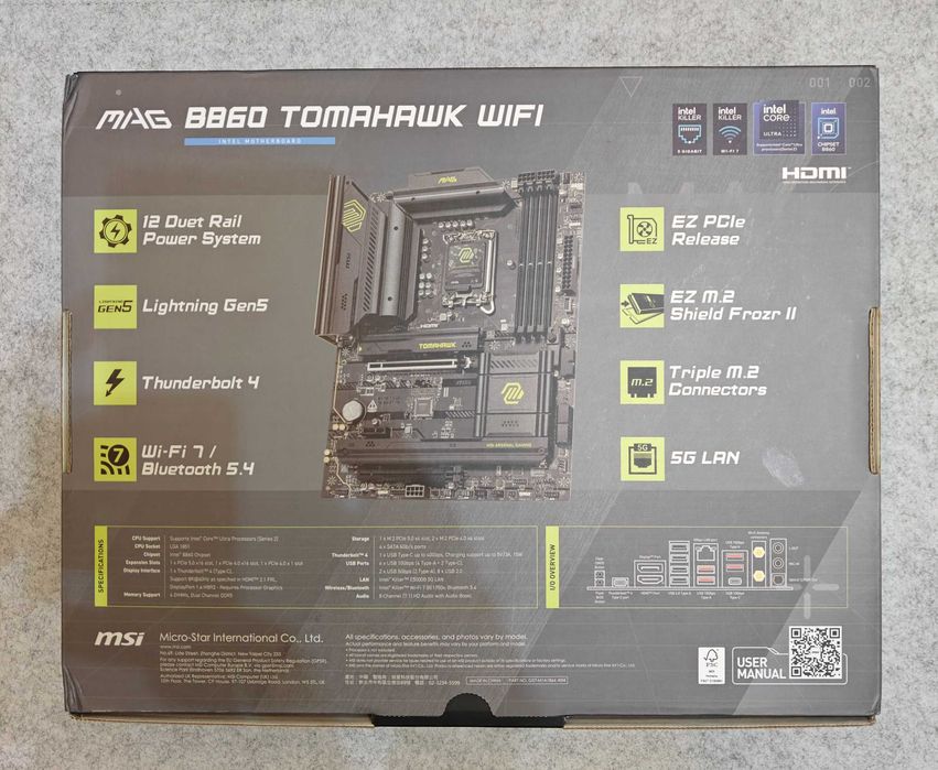 Материнская плата MSI MAG B860 Tomahawk WiFi