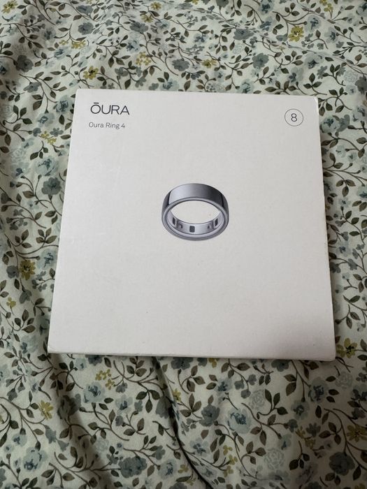 Oura Ring 4 size 8 silver