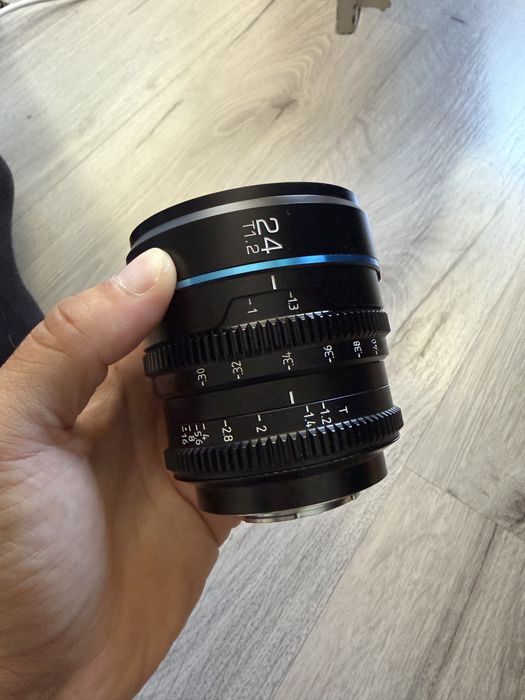 Blackmagic Pocket Cinema Camera 4K – utilizată + rig/cage și mâner si Obiectiv Cinematic Sirui Nightwalker 24mm T1.2 S35