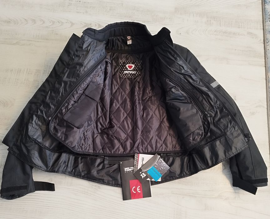 Текстилен мото екип ISPIDO, Кожен мото елек .