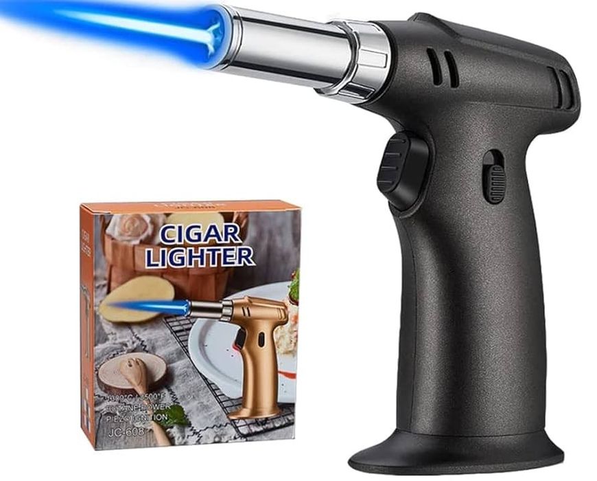 Газова горелка карамелизатор настолна с пиезо запалване за Барбекю