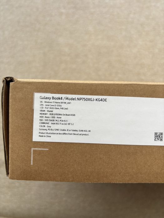Galaxy Book 4 gray i3 8/256gb sigilat