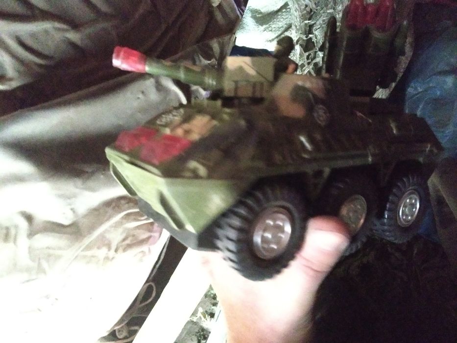 Игрушки детские УАЗ полиция бтр и кран